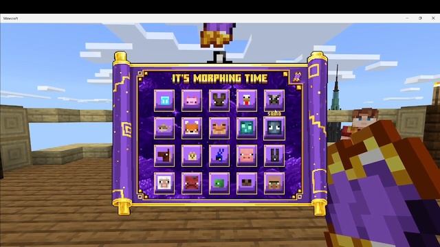 Morph Into anything Tutorial Walkthrough in Minecraft PE/BE Marketplace смотреть онлайн