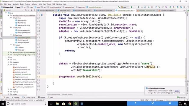 #27 Build a Wallpaper App in Android - Favourites Screen смотреть онлайн