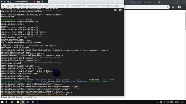 AULA 001 - COMO COMPILAR CUSTOM ROM ANDROID - CONFIGURANDO SERVIDOR GOOGLE CLOUD [PT-BR] смотреть онлайн