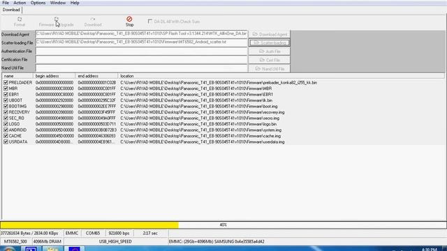 How To Flash Panasonic T41 Mobile SP Flash Tool смотреть онлайн