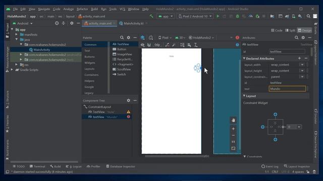 Intro a Android + Kotlin 003 - Un segundo texto смотреть онлайн