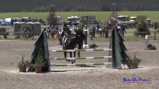163S Ashley Karns on The Rock Open Preliminary Show Jumping Rebecca Farm July 2017 смотреть онлайн