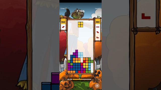 New Theme Halloween Harvest October 2021 | Tetris by N3twork Android Game смотреть онлайн