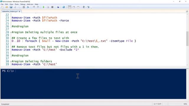 How To Delete Files And Folders In Windows With PowerShell смотреть онлайн