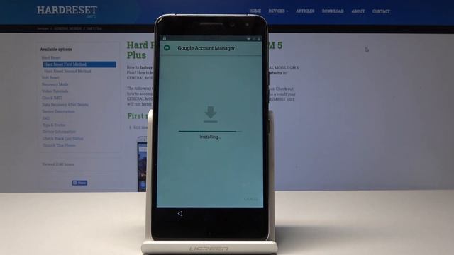 How to Bypass Google Verification in General Mobile GM 5 Plus - Unlock FRP смотреть онлайн