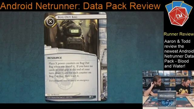 Android: Netrunner LCG Pack Review - Blood and Water Data Pack Runner at CollectorMania смотреть онлайн