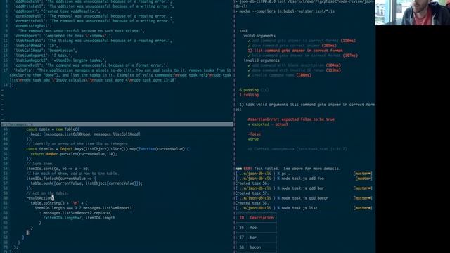 Trevor's Code Review of @jrpools Command Line Todo List смотреть онлайн