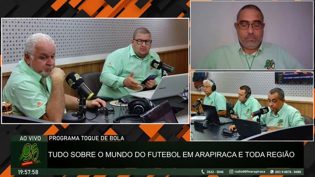 LIVE | PROGRAMA TOQUE DE BOLA | 96 FM ARAPIRACA | 03/04/2024 смотреть онлайн