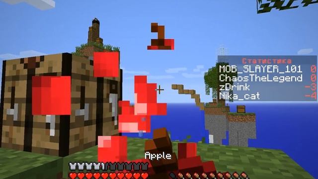 minecraft играем на лицензии в "SkyWars" смотреть онлайн