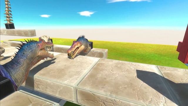 Giant Dinosaur Head Road Race -Animal Revolt Battle Simulator смотреть онлайн
