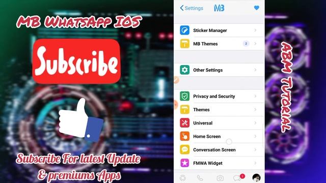 MB WhatsApp IOS latest version || IOS WhatsApp IN Android Plus Privacy || ABM Tutorial смотреть онлайн
