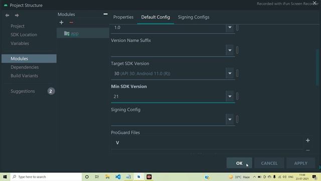 How to change API level(Lollipop) in android studio project ,API 16 to 21 in hindi for beginners смотреть онлайн