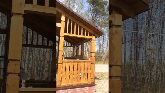 Большая дачная беседка 4х4 м для большой семьи и веселой компании! смотреть онлайн