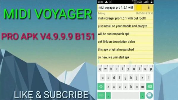 midi voyager pro mod full version for android(no root)