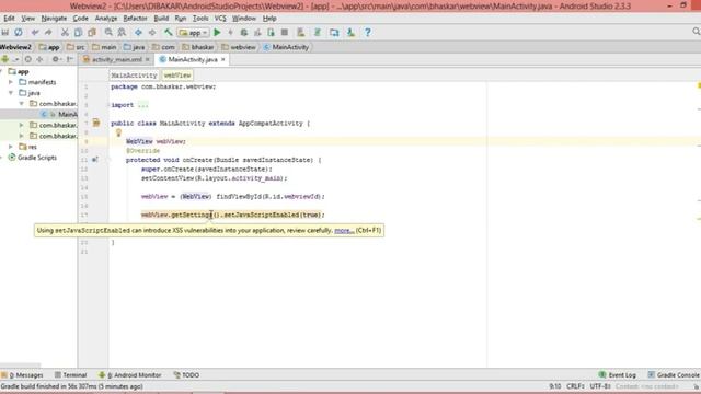 how to convert a website into android application in android studio смотреть онлайн