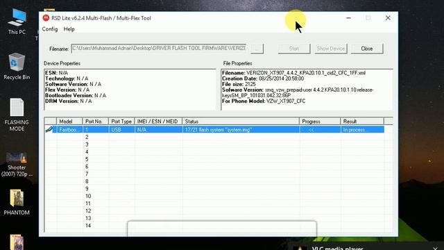 HOW TO FLASH MOTROLA VERIZON XT907 BY RSD LITE TOOL смотреть онлайн