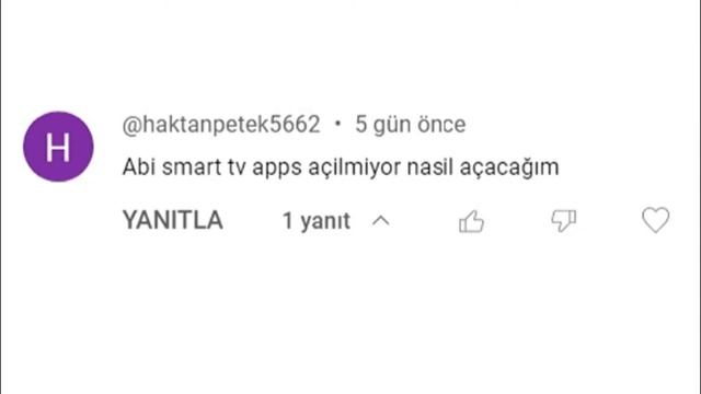 Smart TV Apps (Smart TV Uygulaması) Açılmıyor İse... смотреть онлайн
