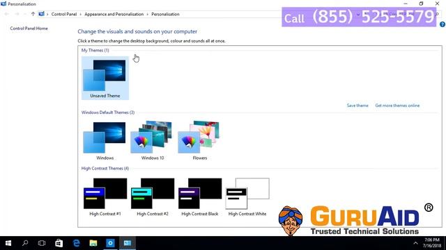 How to Enable High Contrast White Theme on Windows® 10 - GuruAid смотреть онлайн