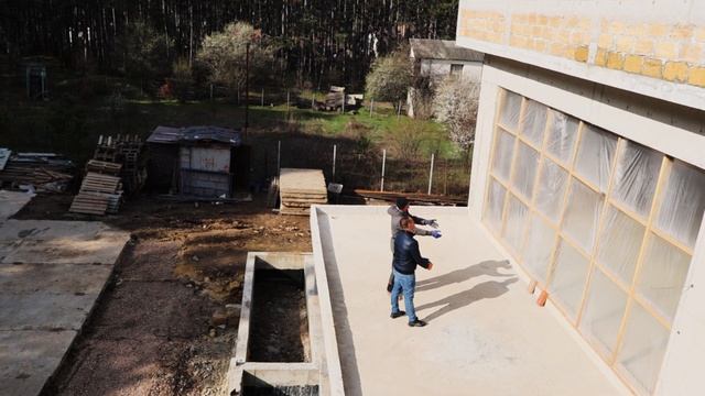 Плоская кровля в Крыму // Строительство загородного дома 550 м2 смотреть онлайн