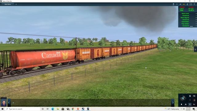 driving a long train, In Trainz A New Era смотреть онлайн