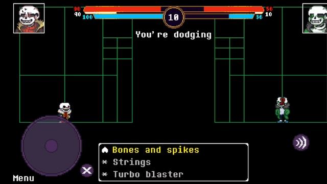 underverse Battles : fell sans vs green sans смотреть онлайн