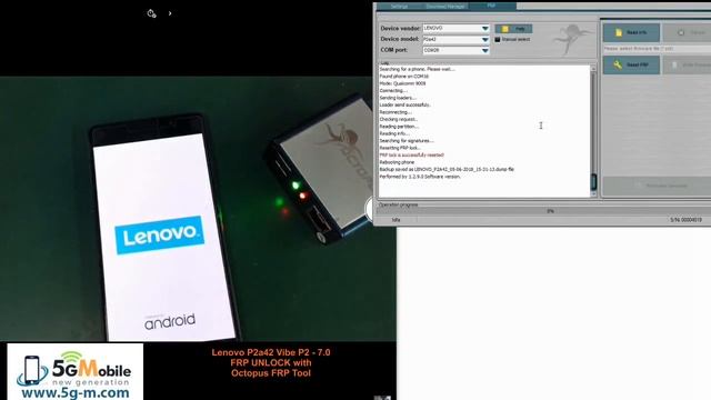 Lenovo P2a42 Vibe P2 - 7.0 FRP Unlock GOOGLE ACCOUNT REMOVE смотреть онлайн