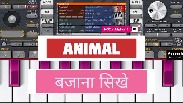 🤩अनिमल SONG बजा सिखे✌️SUPER смотреть онлайн