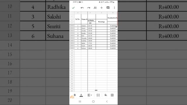 Google Sheets T11 | Paste Special| formula| format| Row to column| Android | Mobile| Tutorial |Hind смотреть онлайн