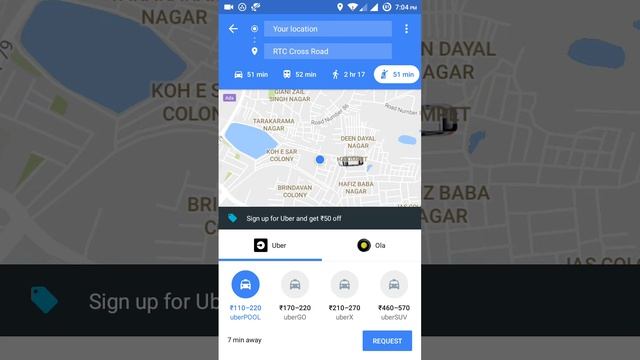 How to Book an Ola or Uber Using Google Maps From Android & iOS Smartphone смотреть онлайн