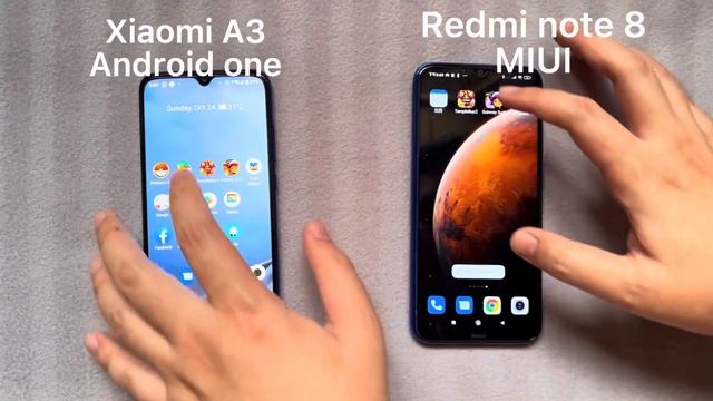 Redmi note 8 vs Xiaomi A3 | MIUI vs Android One | Same Snapdragon 665 diff OS смотреть онлайн