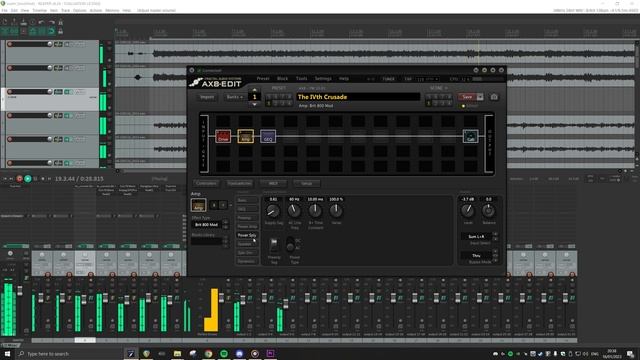Fractal Audio AX8 - "Brit 800 Mod" old schoolish death metal mix смотреть онлайн