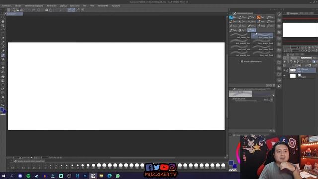 TUTORIAL | Como importar PINCELES o BRUSHES | CLIP STUDIO PAINT TUTORIAL | MUZZIKER TV смотреть онлайн