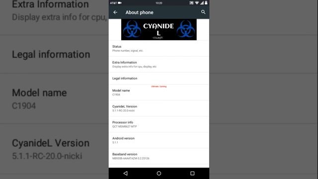 Sony Xperia M (Cyanide L) Android 5.1.1 смотреть онлайн