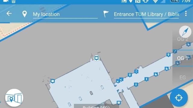 Indoor Navigation App - Android version смотреть онлайн