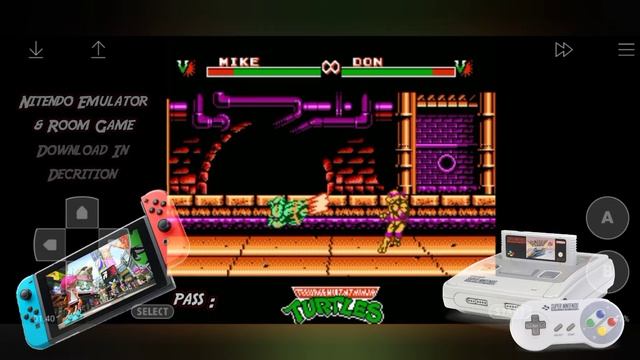 Download Emulator Nitendo Switch Android | TEENAGE MUTANT NINJA TURTLES: TOURNAMENT FIGHTERS смотреть онлайн