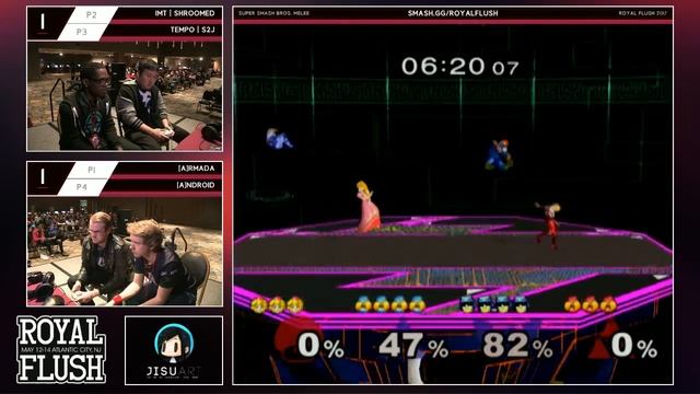 Royal Flush SSBM Doubles - [A] Armada & [A] Android Vs. IMT | Shroomed & Tempo | S2J - Melee LF смотреть онлайн