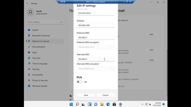 Windows 11 Change Network IPv4 or IPv6 смотреть онлайн