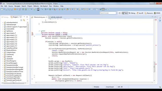 Compartilhamento com Facebook SDK no Android смотреть онлайн