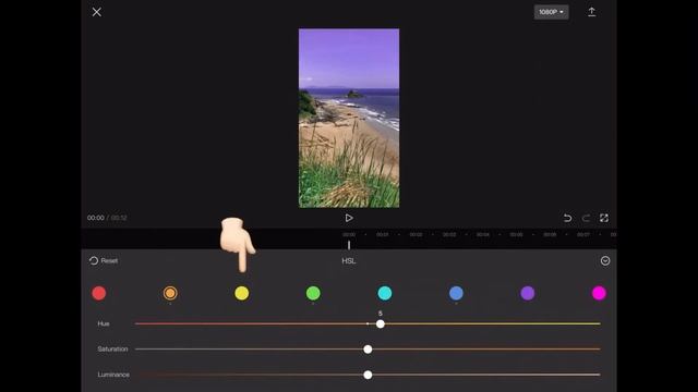 How to use HSL with HSL color picker  CapCut Tutorial