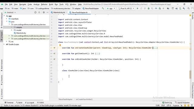 Multi-View | Recycler | View | With Facebook | Android Studio смотреть онлайн