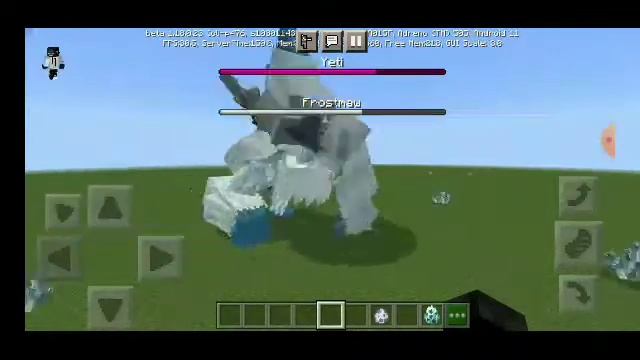 yeti VS Frostmaw battle | in minecraft смотреть онлайн