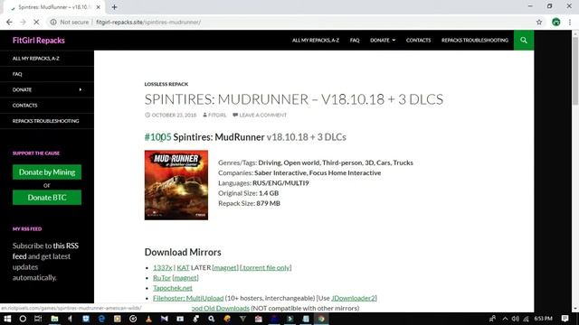 How to download Spintires mudrunner American wilds--GM TECH MALAYALAM смотреть онлайн