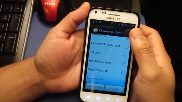 How to change Font on Android (Epic 4G Touch) смотреть онлайн