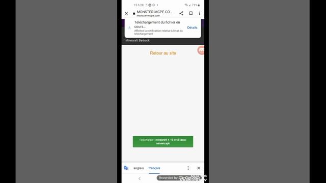 comment installer Minecraft (1.10 9) sur Android смотреть онлайн