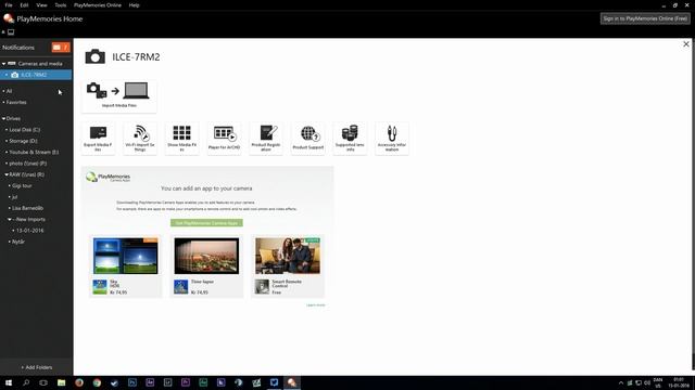 Sony A7R2 : WIFI Transfer смотреть онлайн