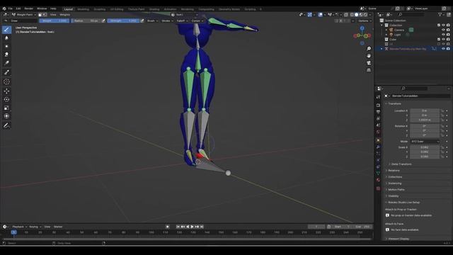 Blender 4.0+ ｜ Select Bones in Weight Paint Mode смотреть онлайн