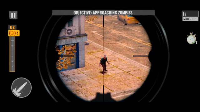 Sniper Zombies (Level 3- Level 5) / gameplay / android game смотреть онлайн