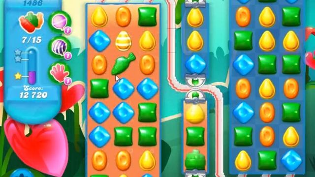 Candy Crush Soda Saga Level 1486 - NO BOOSTERS смотреть онлайн