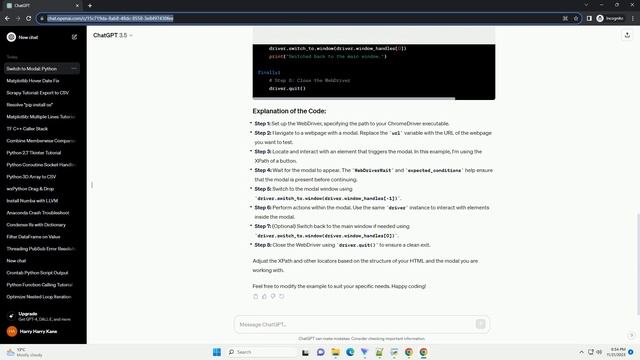How to switch to a modal in Python using Selenium смотреть онлайн