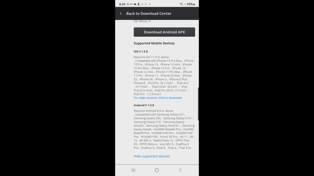 DJI Mini 2 problems getting app to run after Android Up смотреть онлайн